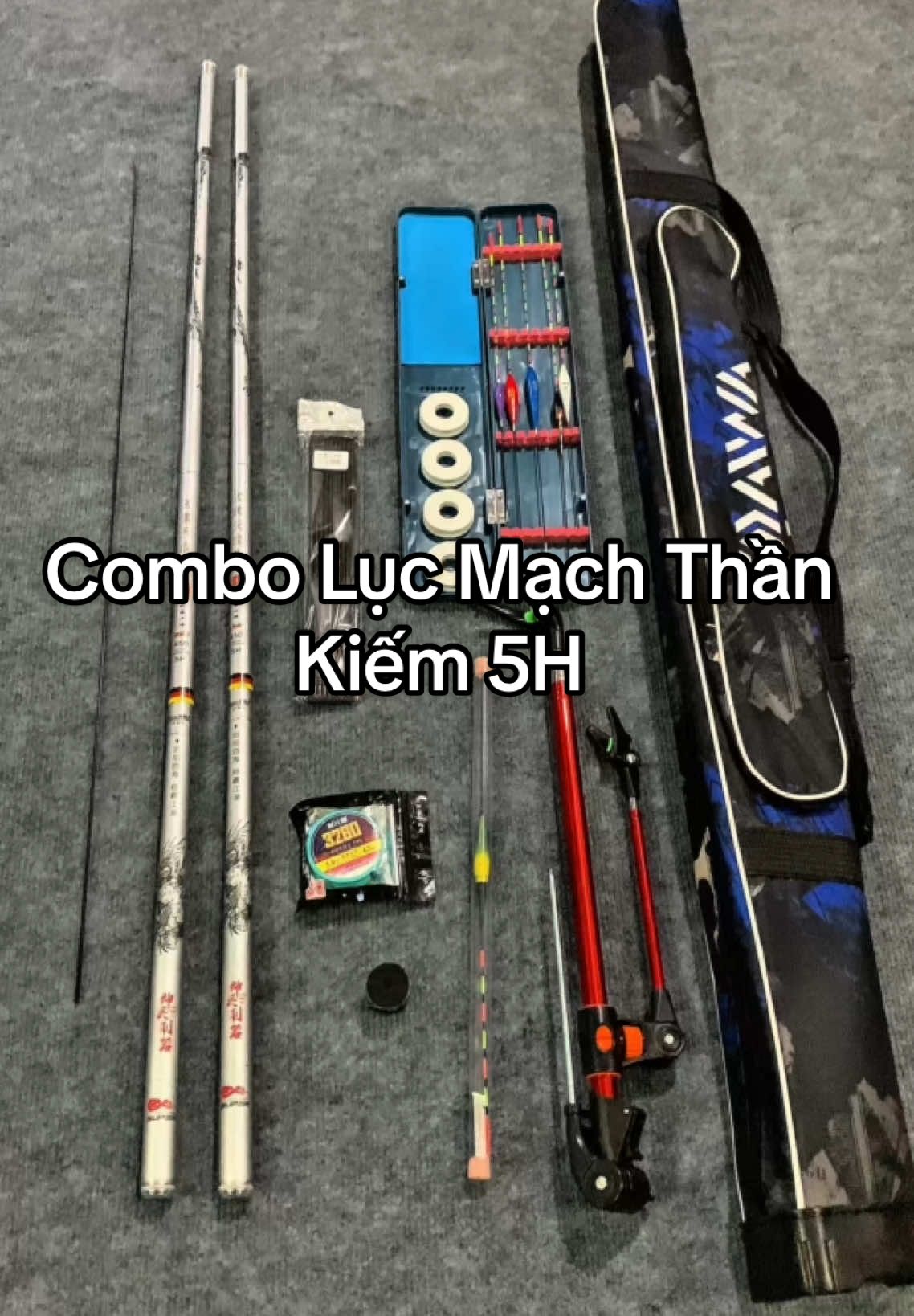 Full bộ combo Lục Mạch Thần Kiếm 5H đầy đủ phụ kiện Đồ Câu Như Lộc #docaunhuloc #docauca #docaugiare #docaucagiaitri 