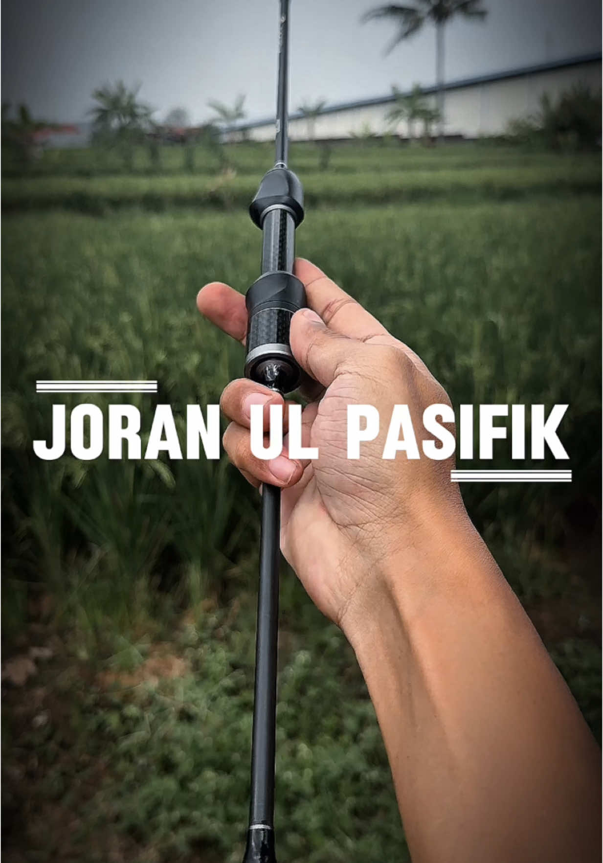 Skeleton handle all black! Joran pancing ultralight pasifik, carbon solid 2-6 lbs. #mancing #mancingmania #joranpancing #jorancarbonsolid #joranultralight #joranul #joranulpasifik 