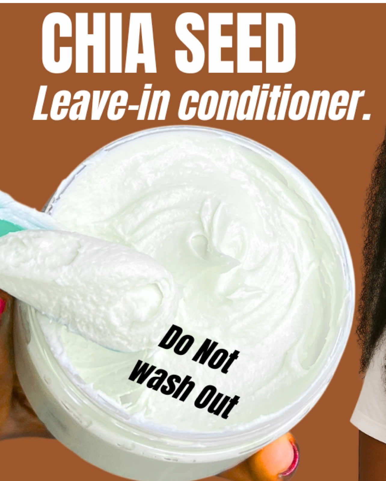 Chia seed leave-in conditioner for faster hair growth.#naturalhair #247naturalhairdiy #hairgrowthtips #fyp #fasthairgrowth #DIY #hair #naturalhairdiy #chiaseedpudding 