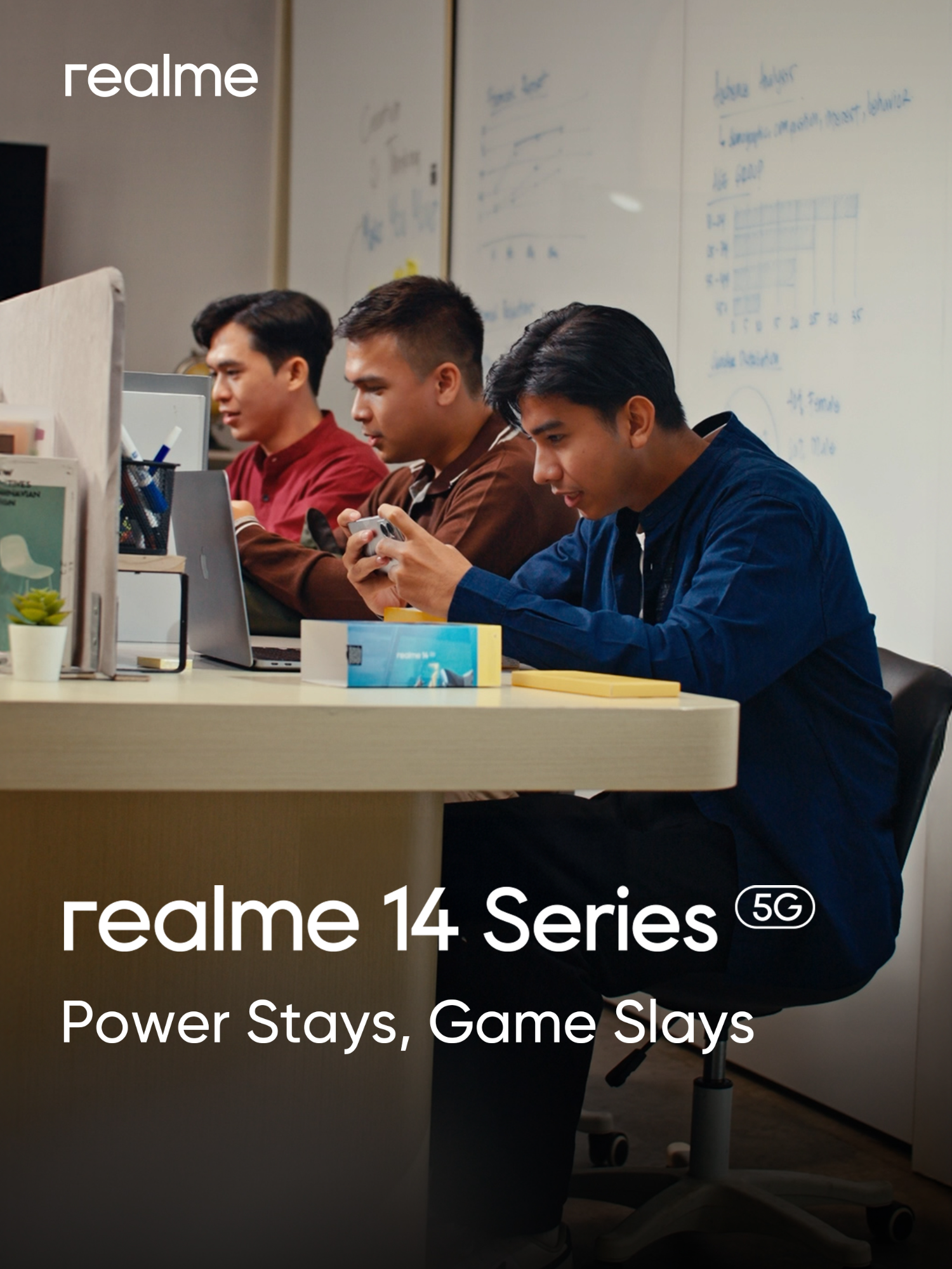 Main Tanpa Henti, Rank Makin Tinggi!  realme 14 5G dengan Titan Battery 6000mAh siap nemenin kamu nge-game seharian tanpa takut lowbat!⚡ Jadi lupa waktu kan? 😆 #realme14Series5G #PerformanceBeyondLimits 