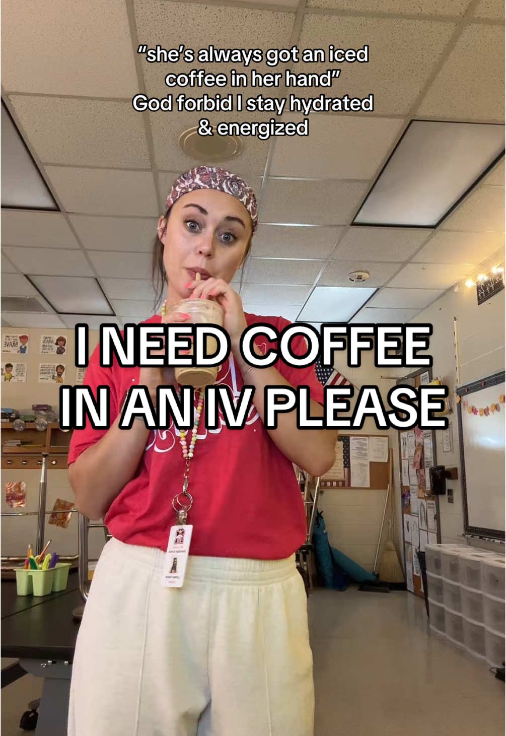 I️ know coffee doesn’t hydrate you so please don’t come at my humor 🙃 #creatorsearchinsights  #teachersoftiktok  #teacher  #teacherlife 