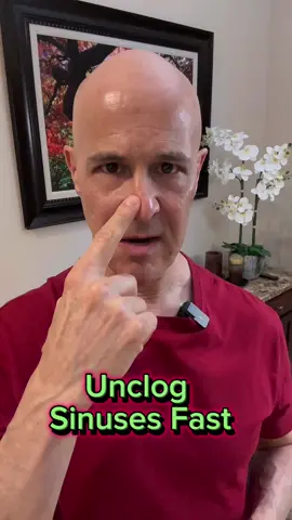 Drain Sinuses in 30 Seconds!  #drmandell #health #sinus
