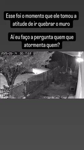 E minha vizinha que de madrugada quebrou meu muro
