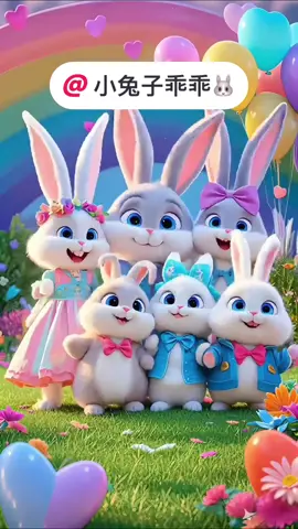 可爱的小白兔来喽#小白兔 白又白#小兔子 ##小白兔 #小兔子乖乖 #小兔子🐰 