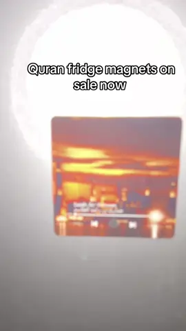 Only £13.99 in our TikTok shop 🫶🏼 #islamic #islamic_video #magnet #magnetic #quran #sudais #alafasy #tiktokmademebuyit #muslim #emotional #islamicgifts #uktiktok #Ramadan #muslimbusiness #ramadangifts #eidgift #TikTokShop #support #lover 