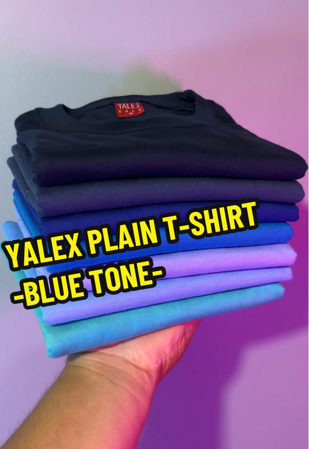 Yalex plain t-shirt Blue colors #tshirt #plaintshirt #fyp 