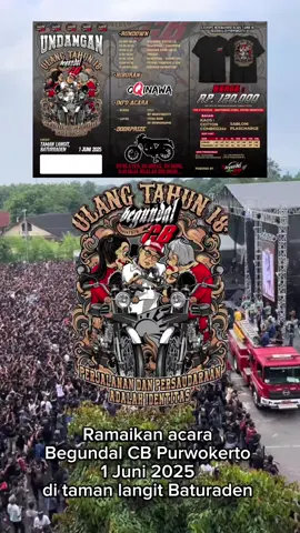 INFO akurat bolo BEGUNDAL CB PURWOKERTO  1 Juni 2025 boloku🔥🔥🤙#cb #cbtouring #cbindonesiaclub #cbtouringindonesia #cbjateng #cbindonesia #cbbanyumas #cbnganjuk #cbnganjukbersatu #cbpolicejogja #cbprambanan #purwokerto #banyumas #baturaden #tamanlangitbaturraden @begundalcb_purwokerto 