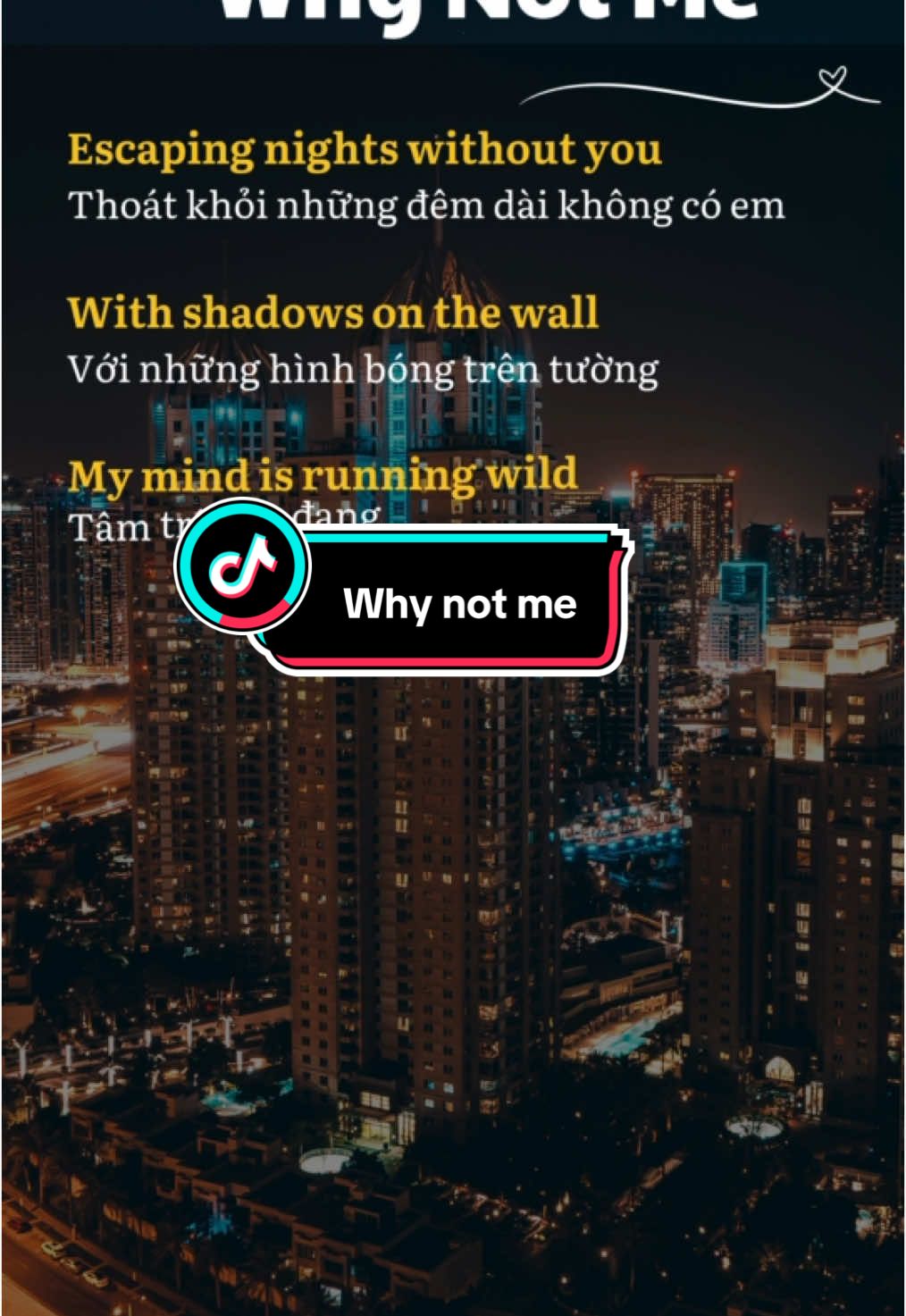 Gửi đến bạn ca khúc: ”Why not me “ 🎶 #whynotme #nhachaymoingay #music #8x9x #Summer #Love #nhachay #vietsub #usukmusic #lyrics #tamtrang #lovetiktok 