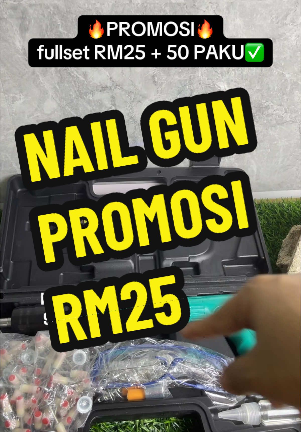 Fullset NailGun ni tengah promosi geng🤩🤩 Grab cepat✅✅✅