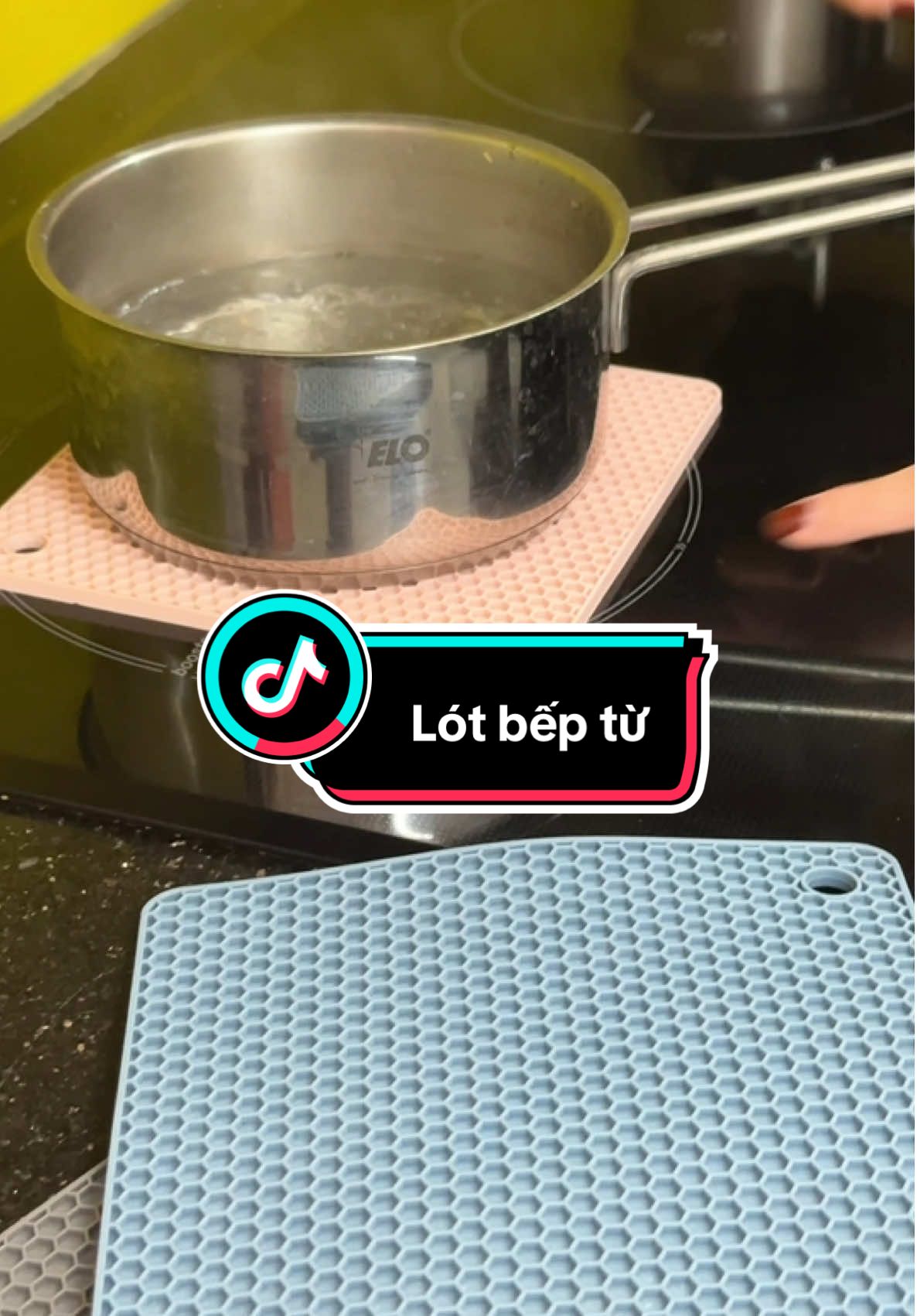 Miếng lót bếp từ giúp sạch bếp, bảo vệ mặt bếp sạch sẽ  #ngocngayngan  #ngocbomcam  #mienglotbeptu 