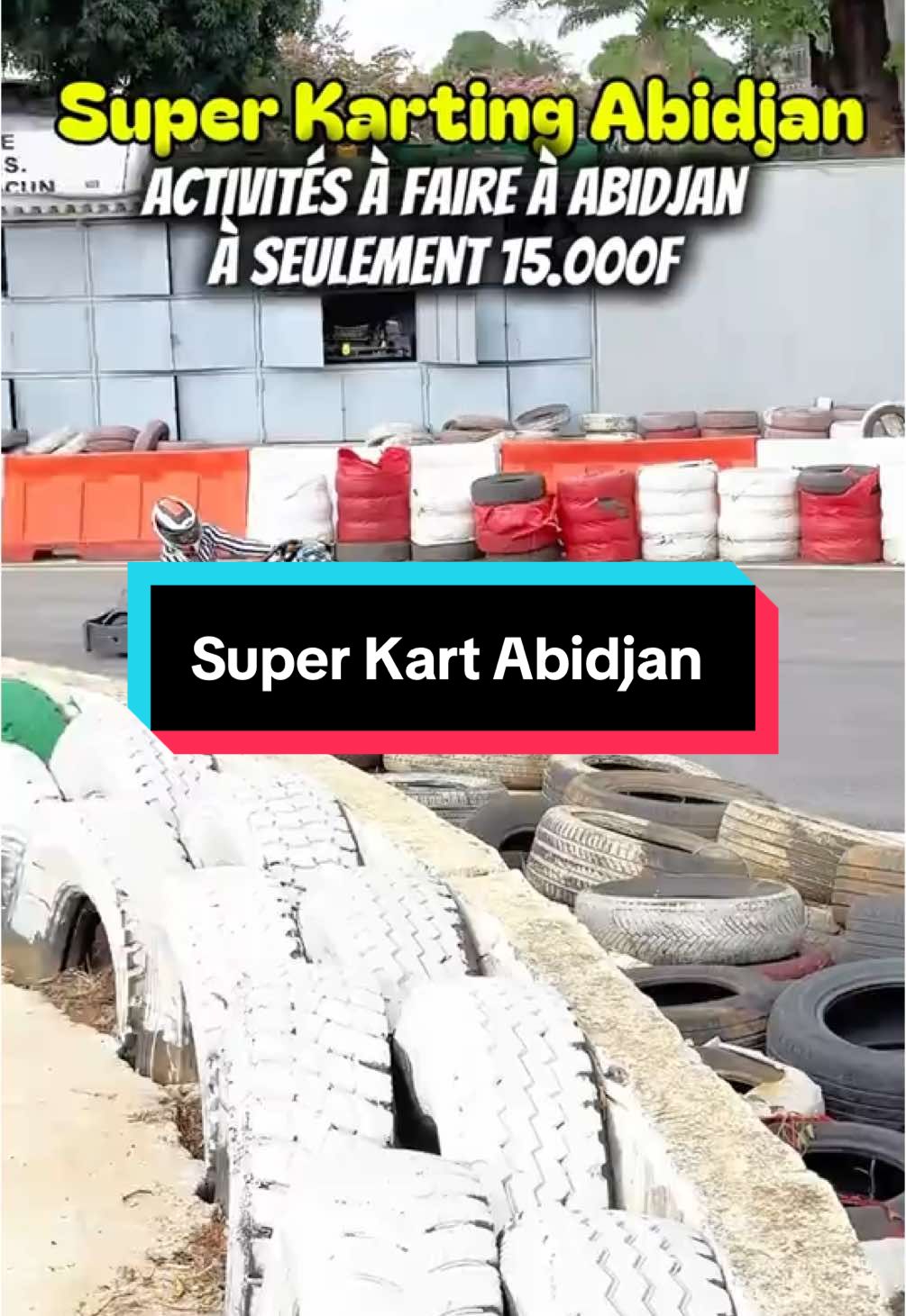 Activités à faire à Abidjan? Je vous présente le @SUPERKART le 1re karting d’Abidjan . Tu es de passage mets cette activité dans ton programme, franchement il est tlm fun 🤩.  Il est ouvert du mardi au dimanche des 12h. À partir de 15.000f  #abidjan225🇨🇮 #cotedivoire🇨🇮 #ivorycoast #adress #abidjan #bonplan #restaurant 