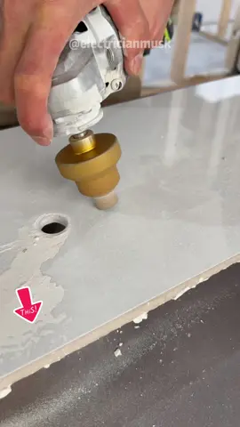 Excellent step drill bit for tile and stone#tool #electricianlife #sparky #bluecollar #homediy #diyer #tiktokshop #autorepairtools #electriciansoftiktok 