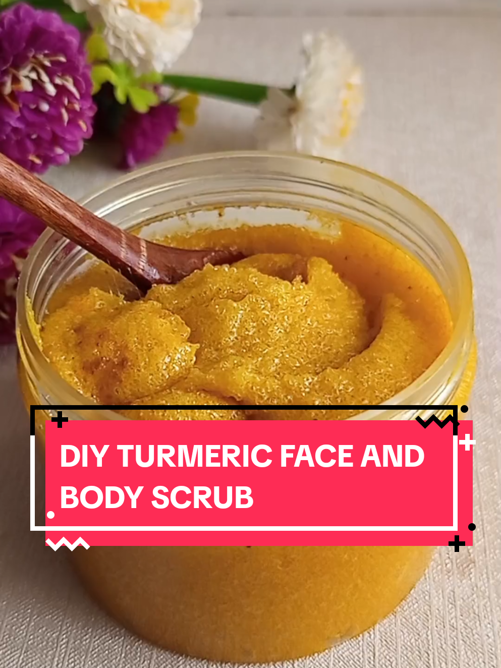 How to make Turmeric face and body scrub for skin brightening, skin glow and acne treatment. #skincare #naturalskincare #skinglow #turmericscrub ##facescrub #bodyscrub #skinbrightning #glassskin #skinexfoliation #naturalrecipes #naturalremedy 
