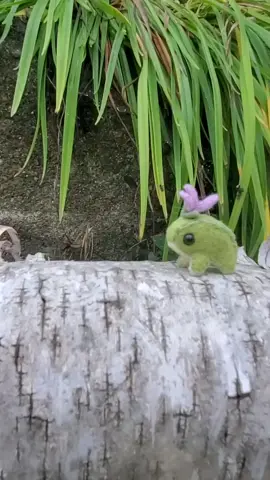 probably, definitely. 🩷 #cutefrog #frogs #frogsontiktok #sewinghobby #felt 