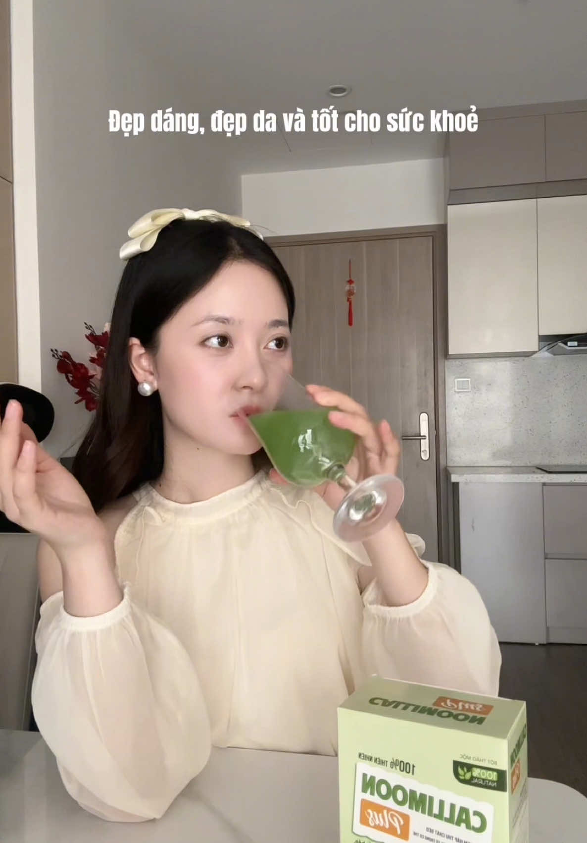 Thức uống 2 trong 1 các mom ơi #viral #xuhuong #dvanh #callimoon #botthaomoc #detox #goclamdep #beauty 