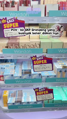 By the way ini belum semua promo dan diskon yang mimin record! Masih buanyak lagii 🥵 cus ke store, GKP cab. Grendeng patokannya depan patung kuda UNSOED ✨😍 #purwokertohitz #skincare #promo #diskon #makeup #kosmetik #fypシ #fyp #purwokertoviral #purwokerto 