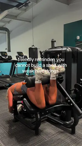 we don’t skip hamstring curls around here… @DFYNE  #fyp #GymTok #gymgirlsoftiktok #gymgirl 