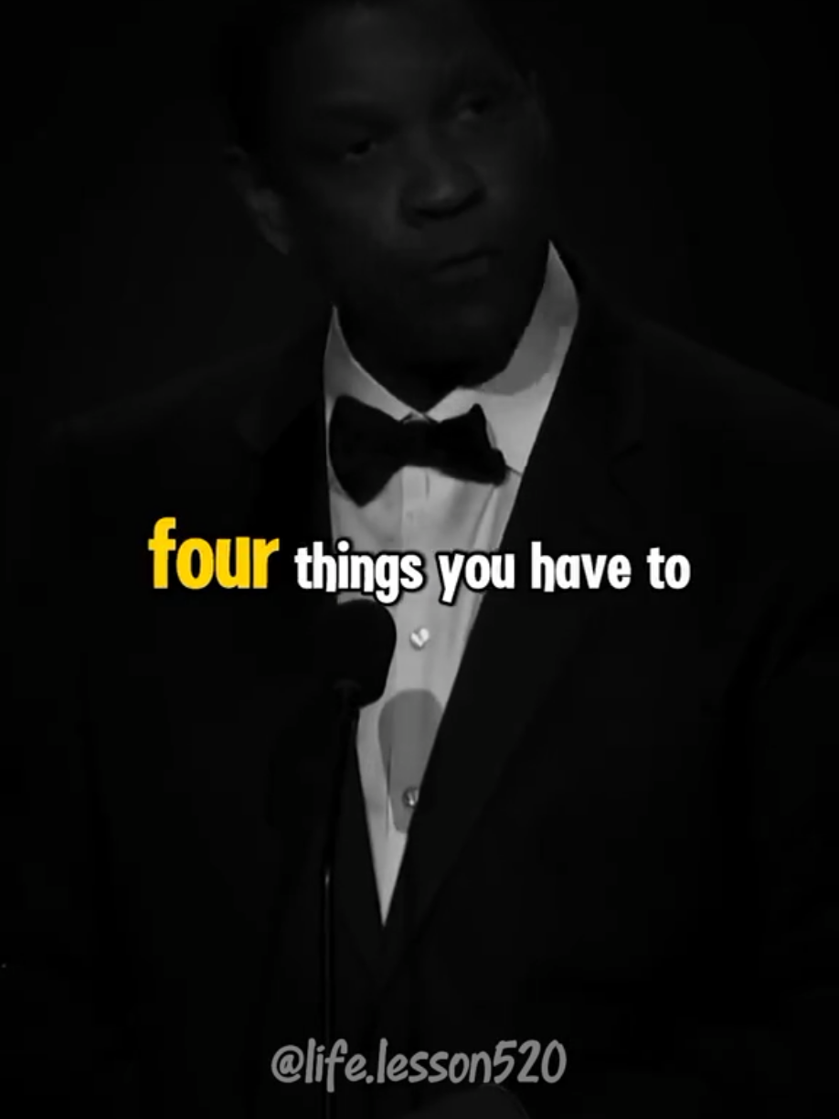 4 Things you have to stop... . #usatiktok🇺🇸 #dailymotivation #denzelmotivation #denzelwashingtonspeech #denzelwashington 