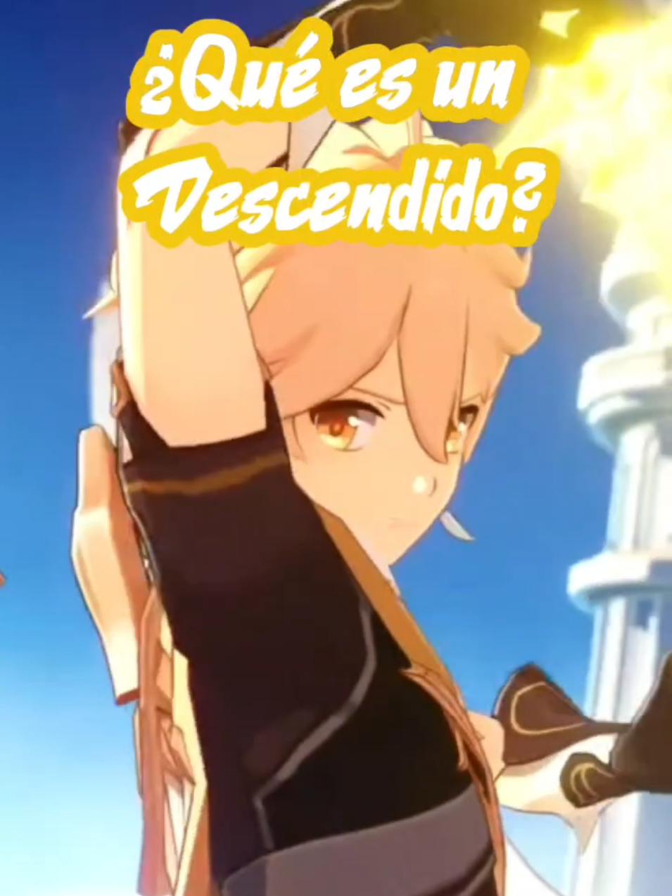 ¿Qué es un Descendido? | #GenshinImpact #genshin #aether #lumine 