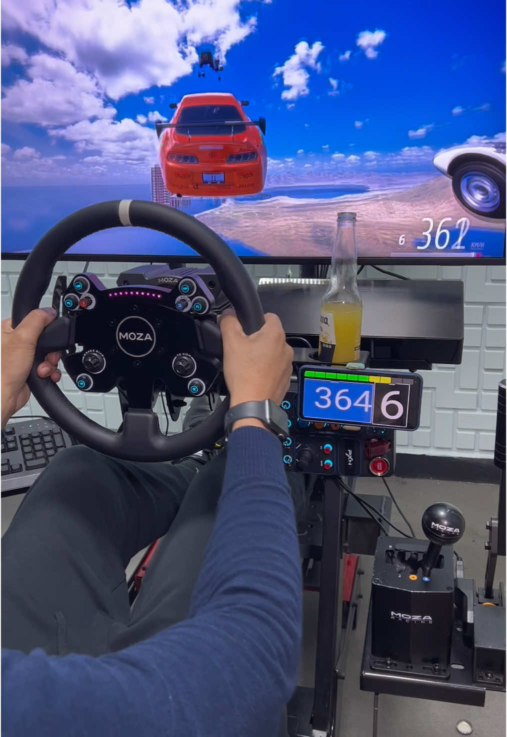 TOYOTA SUPRA 1080 HP vs FORZA HORIZON 5 🏆 #forza #forzahorizon5 #supramk4 #racing 