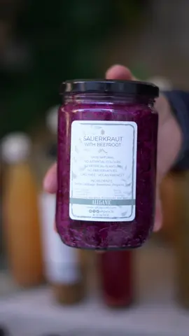 The benefits of fermentation and probiotics never stop! Our red cabbage & beetroot mix is fermented and packed with natural probiotics to support digestion and overall health. Gut-loving goodness in every bite! #Allganic #FermentedFoods #Probiotics #GutHealth #HealthyEating #RedCabbage #Beetroot #DigestiveHealth #WellnessJourney #FermentationBenefits