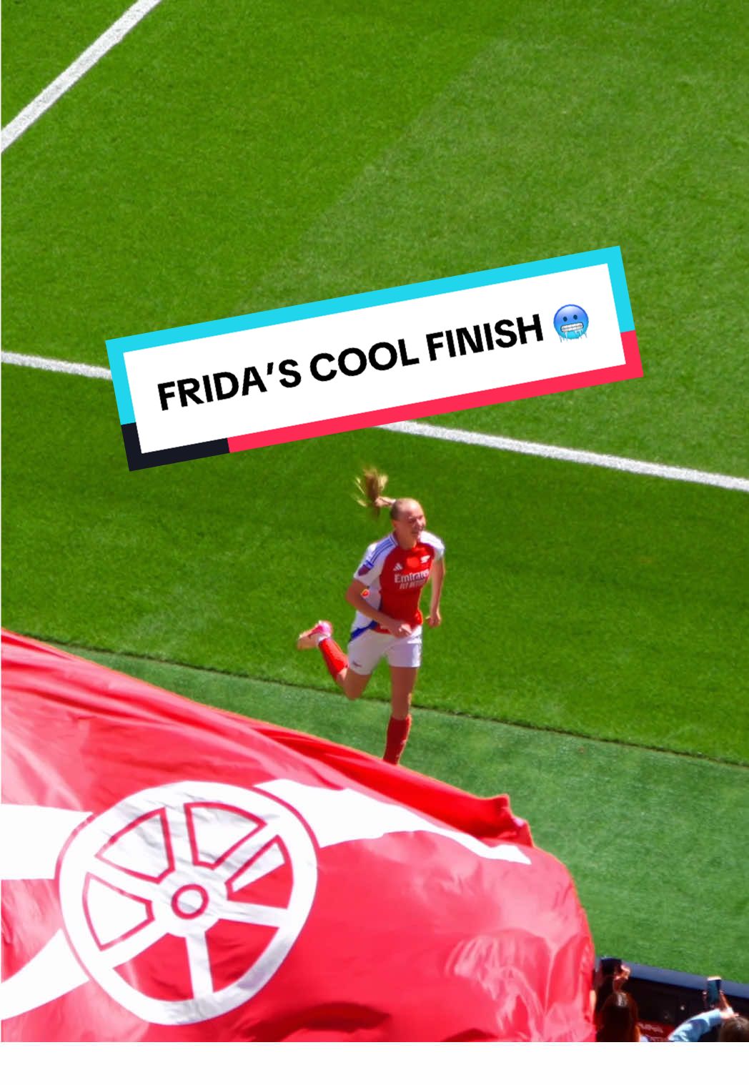 Frida from above 💫 #arsenal #arsenalwfc #fridamaanum 
