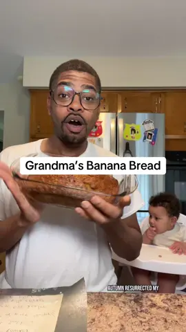 Let me get it together 😭 thank you so much @Autumn Jackpot this was very special to me. 🥹 #grandmasrecipe #bananabread #familytraditions #passiton 