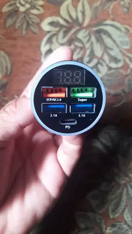 car charger 4 ports 66wat#carcharger#carcharger4in1#carchargermurah#chargermobil 