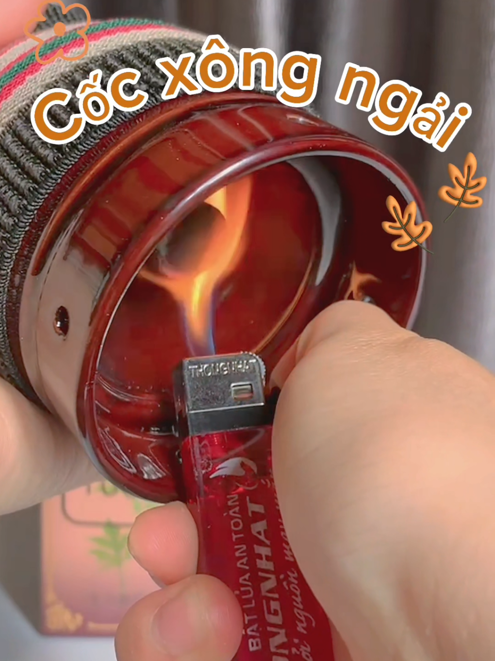 Cốc xông ngải cứu đả thông kinh lạc 🥰