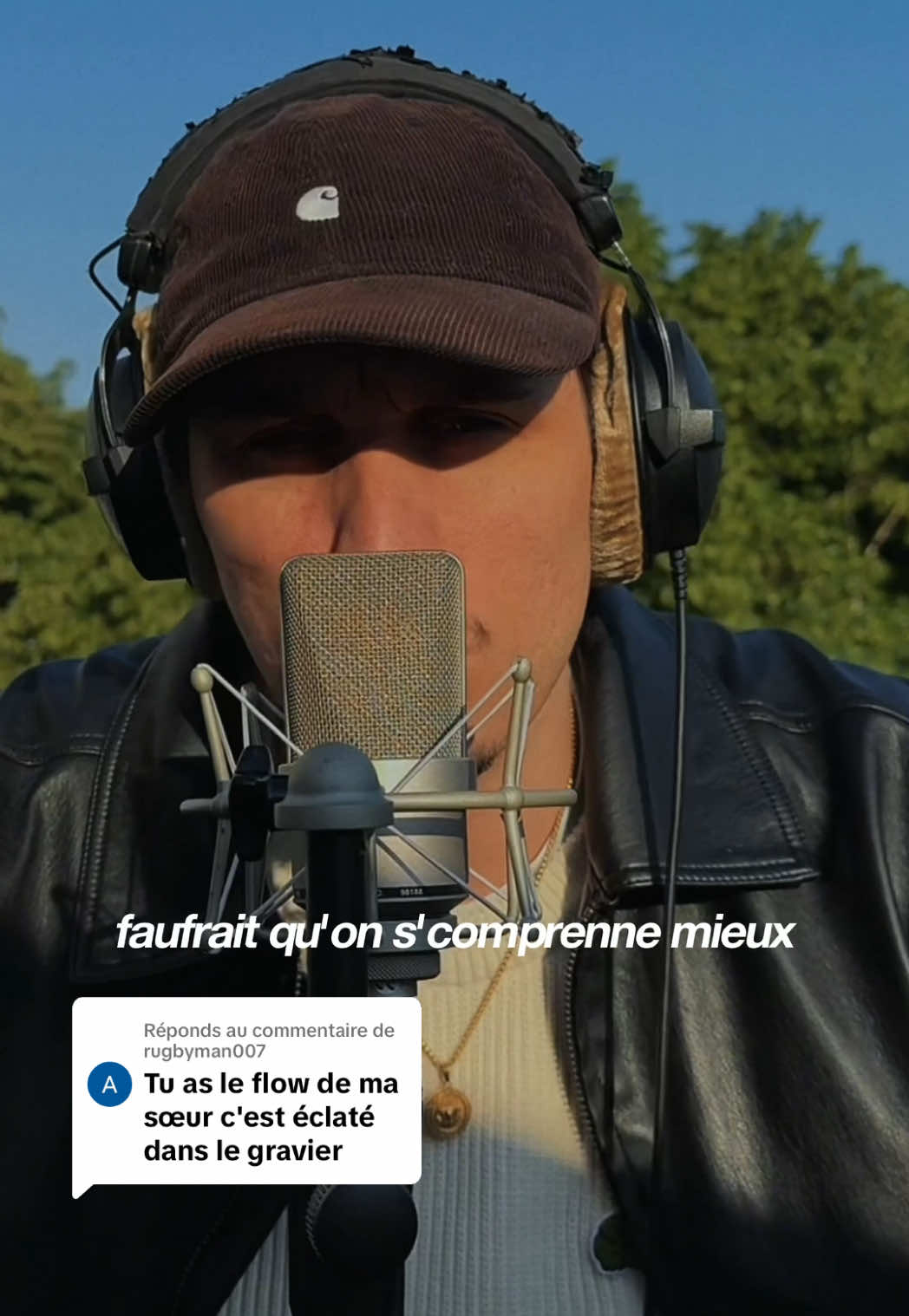 Réponse à @rugbyman007 oh non il a dit que je savais pas rapper, c’est la grosse remise en question là 😰 #rapfr #rapfrancais #freestylerap #pourtoi 