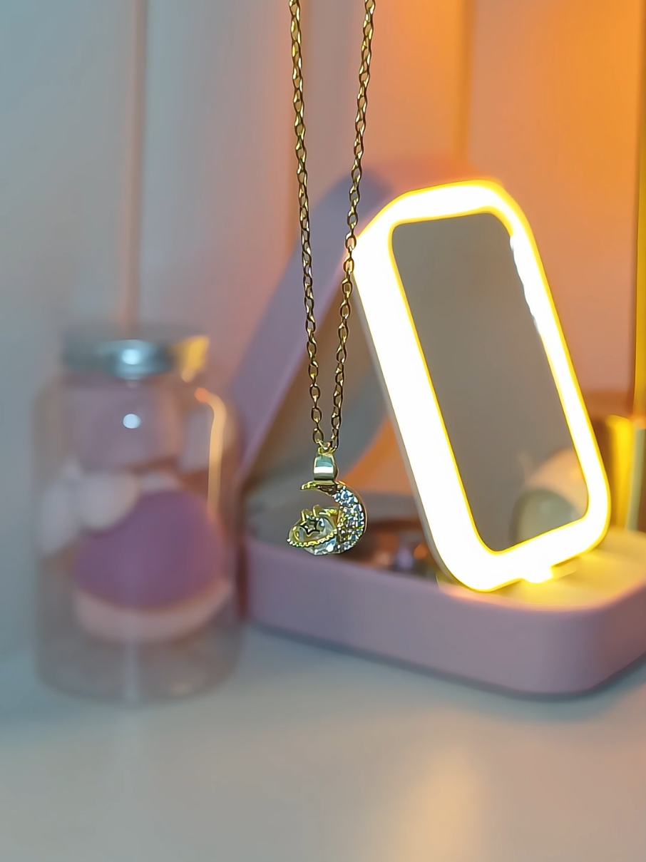 I’ve always loved the moon and stars, so I got myself this necklace from Tala. #talaforyou #moonnecklace #moonstar #necklace #giftideas #talaforyounecklace #necklaceforwomen @talaforyoujewelry 