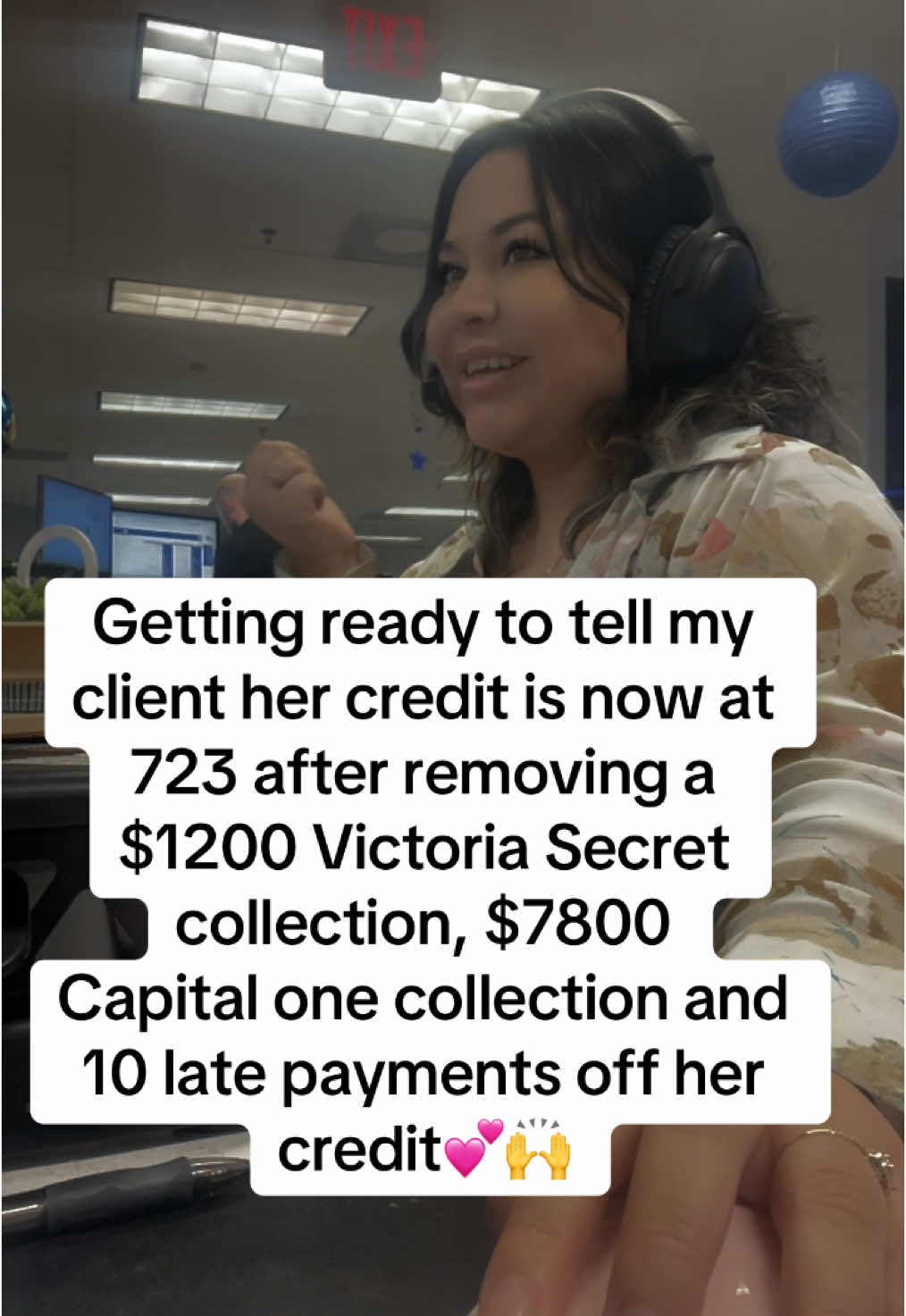 Getting ready to tell my client her credit is now at 723 after removing a $1200 Victoria Secret collection, $7800 Capital one collection and 10 late payments off her credit💕🙌 #creditcard #creditrepair #credit #creditscore #creditrepairservices #credit restoration #creditcards #financialfreedom #credittips #business #paratiii #fixmycredit #badcredit #crediteducation #goodcredit #money #creditispower #finance #debtfree #fixyourcredit #entrepreneur #realestate #mortgage #studentloans #credithelp #creditreport #businesscredit #creditmatters #creditcarddebt #parati #msicreditsolutions #msicreditgirl #msi #credithelp #parati 