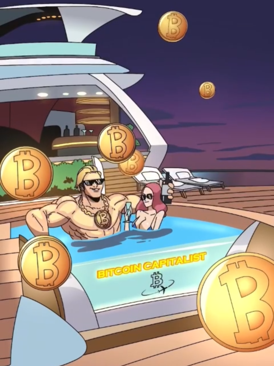 As long as you are here, red coins will turn green. #9FStudio #crypto #trading #memes #nft #animation #bitcoin