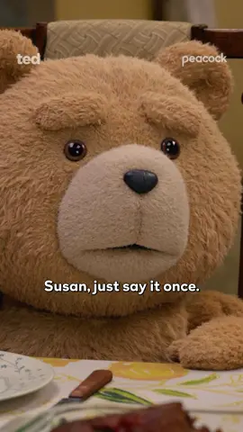 Shoot, she held strong 😏 #Ted is streaming on Peacock. #SethMacFarlane #AlannaUbach #Comedy