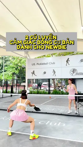 2 cách luyện cảm giác bóng cơ bản dành cho NEWBIE 👌 #pickleball #fyp #chiasekinhnghiem 