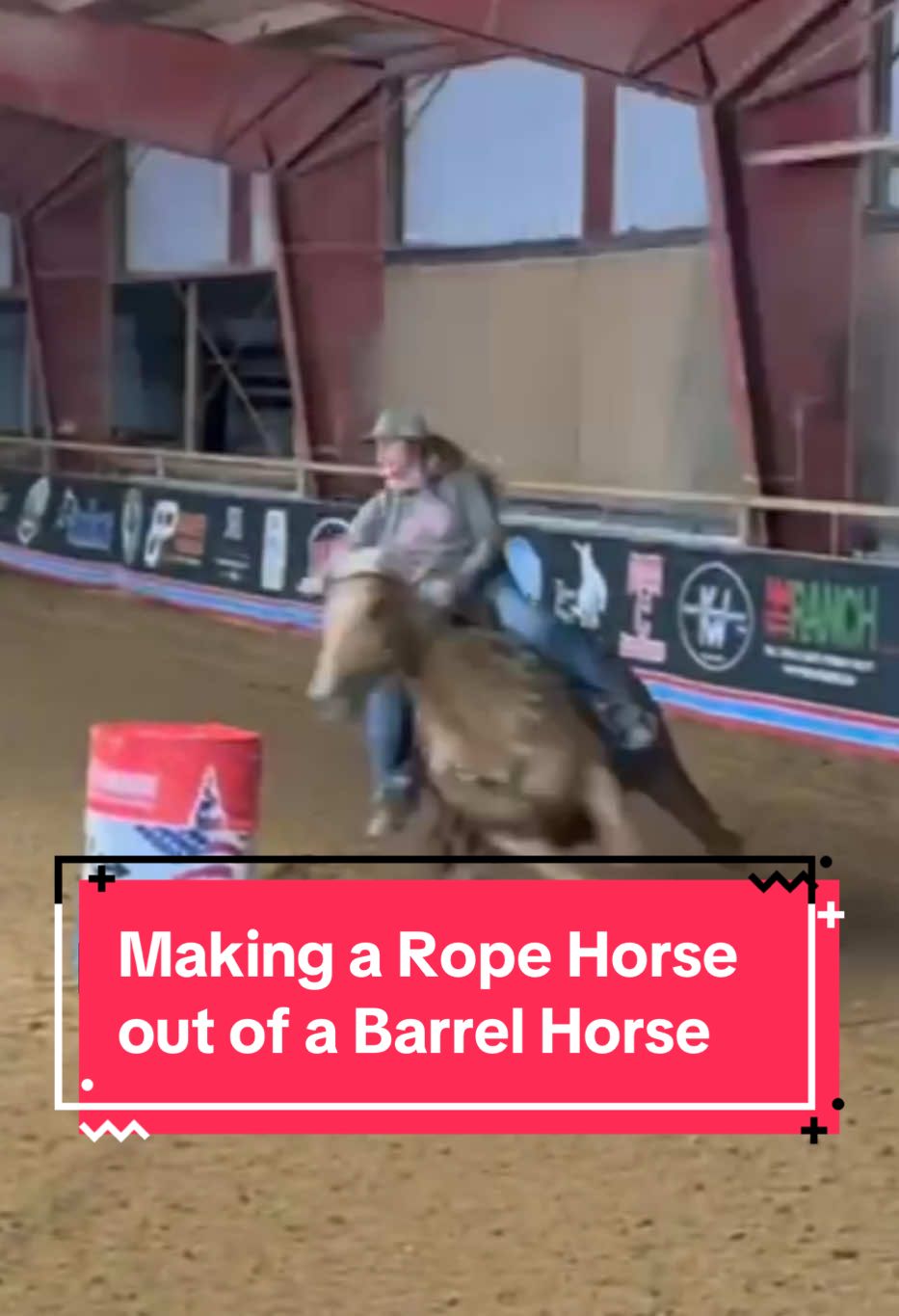 Day 1 of turning this Eddie Stinson daughter and turning her into a rope horse! Excuse the audio! She is by Eddie Stinson! #foryoupage #barrelracing #breakawayroping #rodeo #horse 