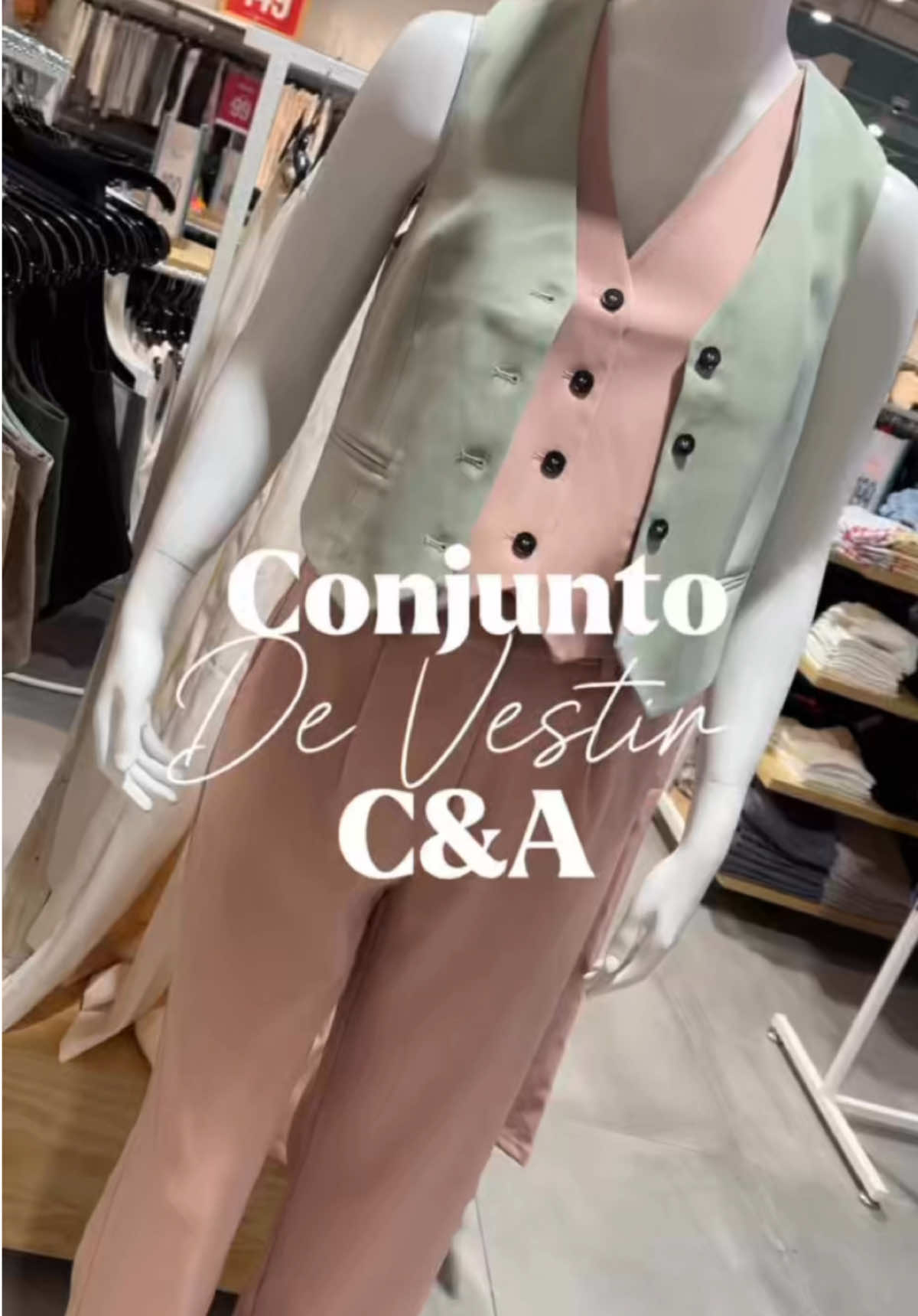 Conjunto de vestir 💖🤩 @C&A México #cya #cyamoda #ropadevestir #outfit #moda #chalecos #outfit #fashion #tendencia 