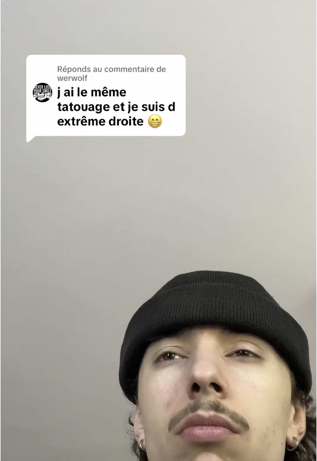 Réponse à @werwolf Les commentaires de clown me font golri donc c'est ok #fy #tattoo 