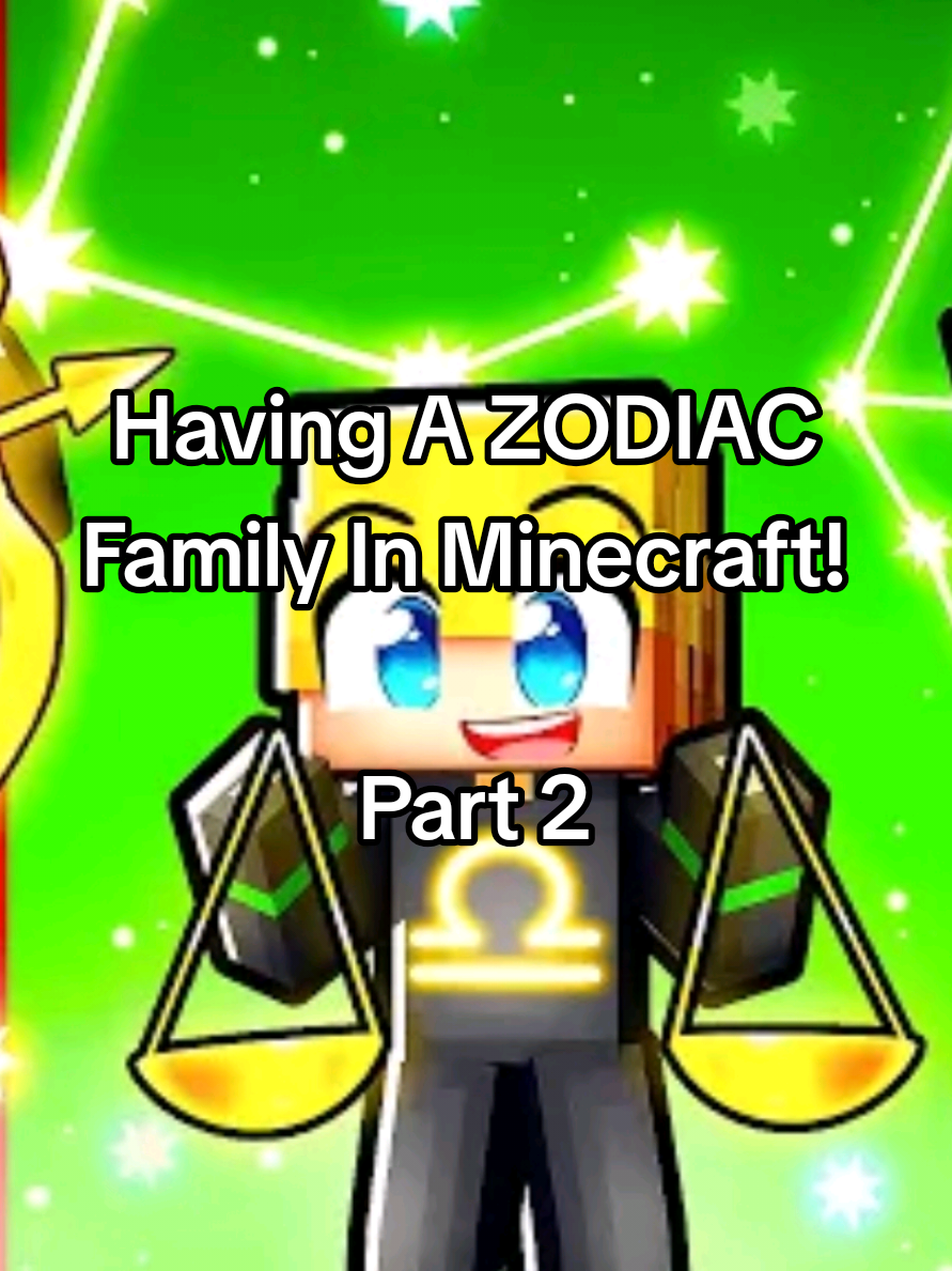 Having A ZODIAC Family In Minecraft!  ( Part 2/4 )  ( Credit: Cash ) #cash#nico#Minecraft#roleplay#fyp#viral#game