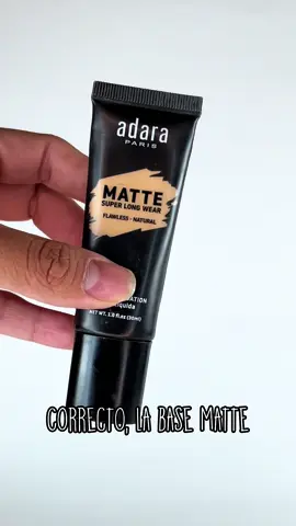 De las mejores bases del mercado 🤩 nuestra base MATTE de #adaracosmeticos 😍 amaras su acabado 😘 #beauty #foundation #makeup #guatemala🇬🇹 #cosmeticos 