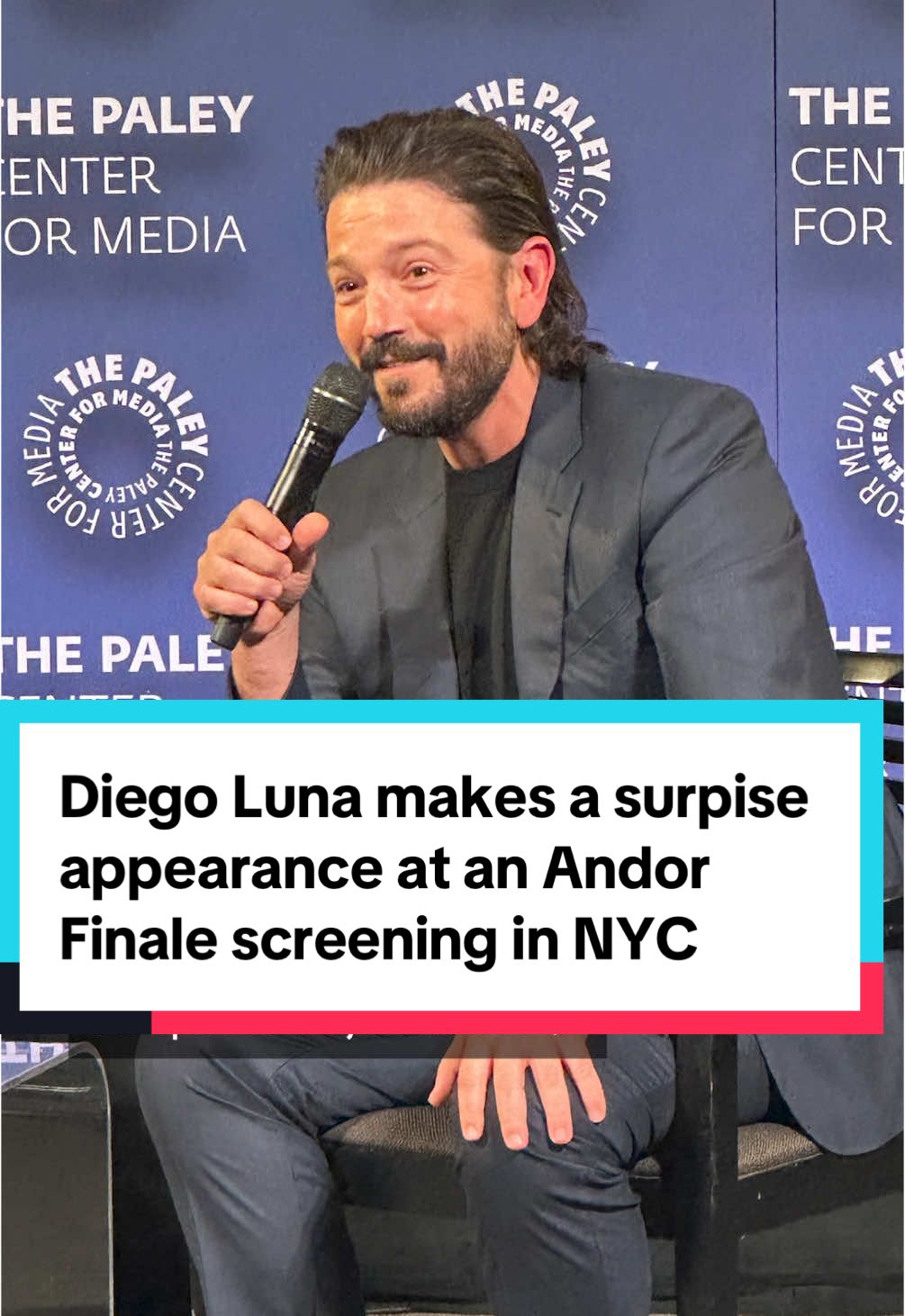 What a cool way to say goodbye to this show! 🤩  Thank you @Star Wars and @Disney+ for the tickets, such a cool event for and incredible series 🙏 #andor #andorfinale #diegoluna #starwars 