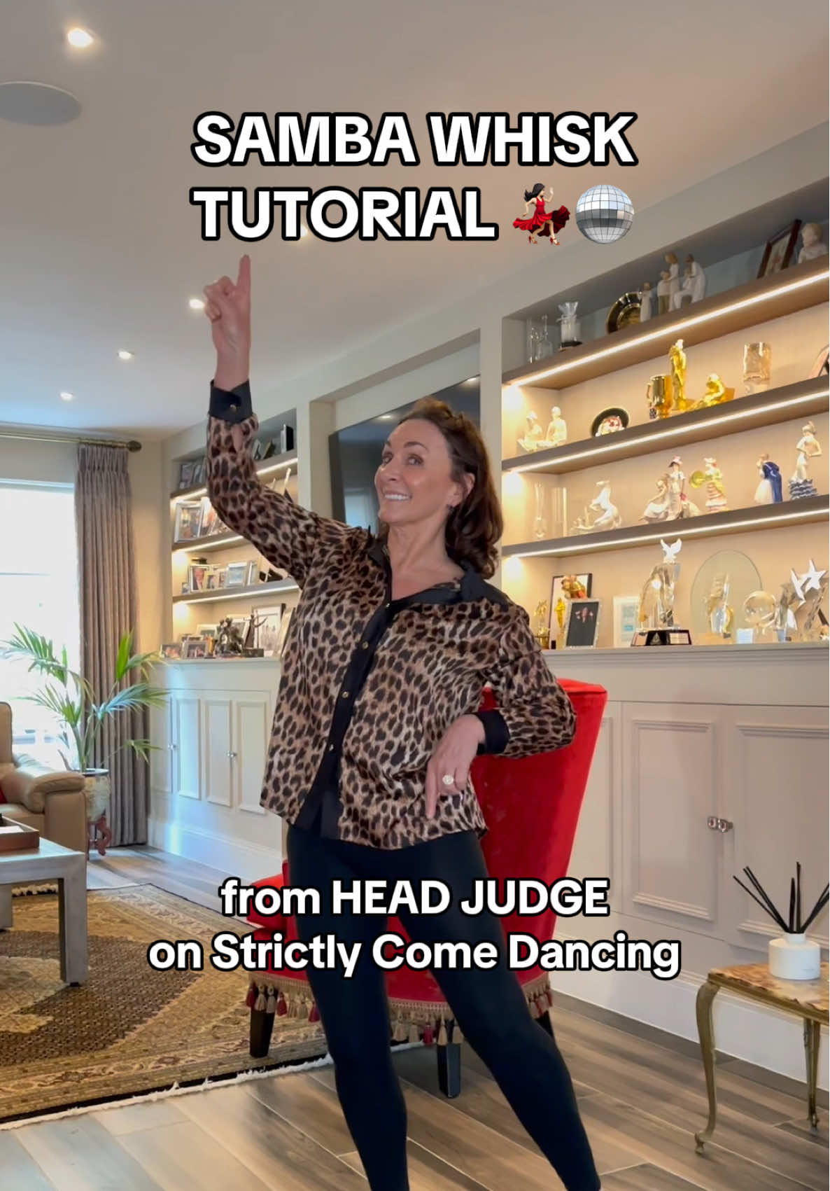 1 2 and whisk it out… here’s how to whisk dance 💃🏻 #samba #sambawhisk #latin #dance #latindance #blueshirtguy #strictly #shirleyballas  