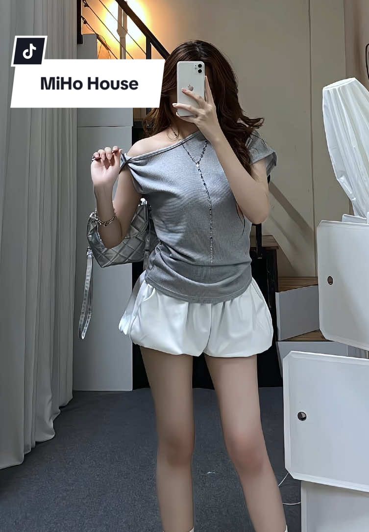 Lệch Vai xinhh xỉu #mihohouse #aolechvai #aolechvainu #aolechvaixinh #thaosuneo #tiktokshop #viral 