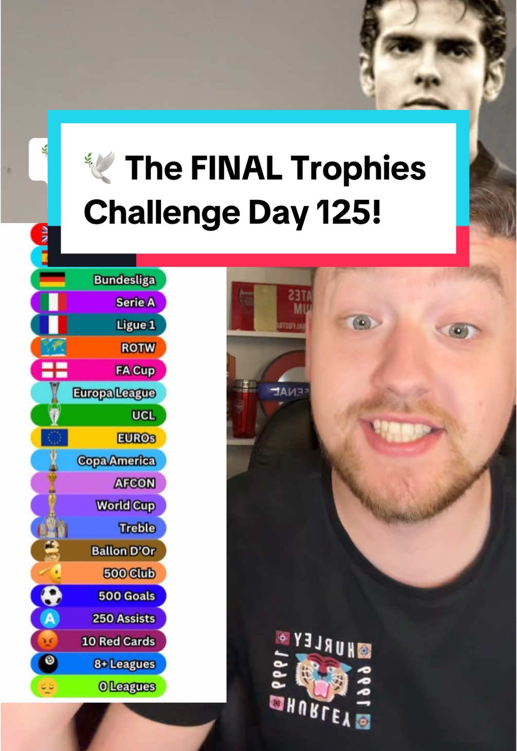 🕊️ The FINAL Trophies Challenge Day 125! #fyp #footballchallenge #footballtrivia #higherorlower #PremierLeague #laliga #bundesliga #seriea #ligue1 #MLS #eredvisie #worldcup #ucl #afcon #euro #ballondor #rorytalksfootball 
