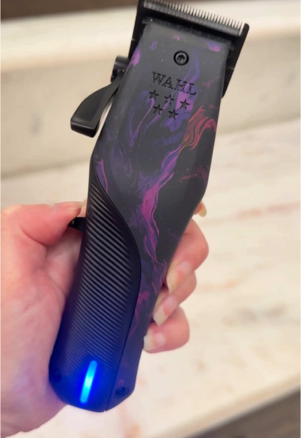 Want to be next to get your hands on the Limited Edition Vapor? Join us at Barber Connect for the exclusive launch and go beyond limits.  Hydro-dipped for a unique design on every clipper with a next-level soft-touch finish. You won’t want to miss out on this.  #barber #wahlpro #wahlprouk #barbertools #vapor 