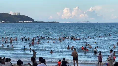 Biển hòn chồng nha trang về chiều