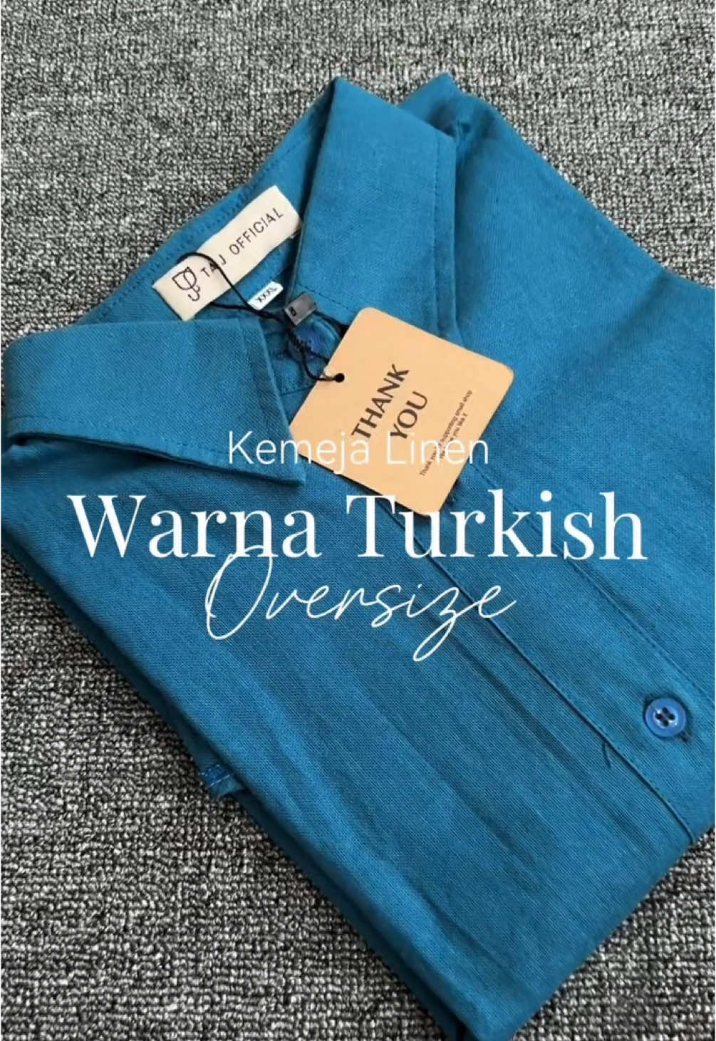 Warna turkish !  Manisssssss banget , kalian bisa check out di varian warna INDIGO ✨✨  #kemejaturkish #turkishseries ##kemejalinen #kemejalinenoversize #oversize #kemejaoversize #kemejawanita #kemejakantor #kemeja 