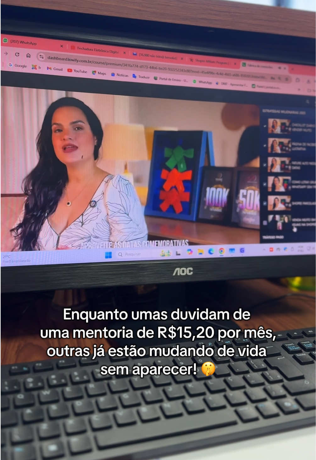 Enquanto umas mudam de vida outras se arrependem por não ter começado antes! 🔥 #afiliadadesucesso #GanheDinheiroOnline #rendaextra #dinheiro #motivacao #afiliados #shopee #foryoupage 