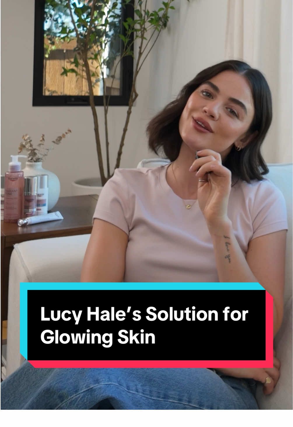 #ad If you’re like #LucyHale and also forgot to wear #SPF over the years, don’t worry: Eucerin has you covered. Their Radiant Collection fights against the look of dark spots to keep your skin glowing. #glowbeyonddarkspots 