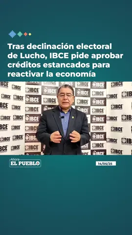 🗣️💰 El gerente general del IBCE, Gary Rodríguez, destacó la decisión del presidente Luis Arce de priorizar la gestión y pidió a la Asamblea Legislativa aprobar los créditos estancados por casi dos años. Según Rodríguez, esta medida permitiría inyectar dólares a la economía, destrabar proyectos, garantizar el abastecimiento de combustibles y fortalecer las exportaciones. ✅ #IBCE #GaryRodriguez #lucho #ahoraelpueblo #creditos #ALP #economia